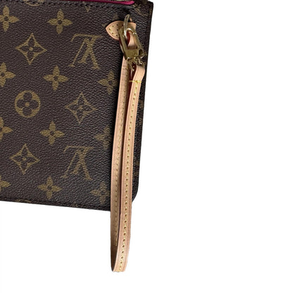 Pre-Owned Louis Vuitton Neverfull GM Monogram w/ Fuchsia Pink Interior Clutch LOU.B.1180