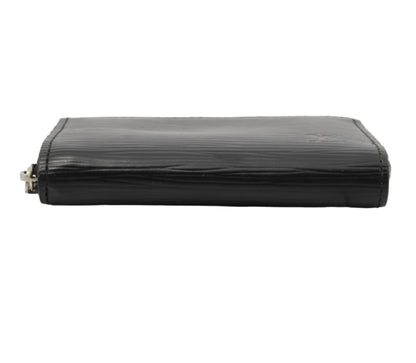 Pre-owned Louis Vuitton Zippy Coin Purse Epi Leather Wallet (Black)-LOU.S.1077
