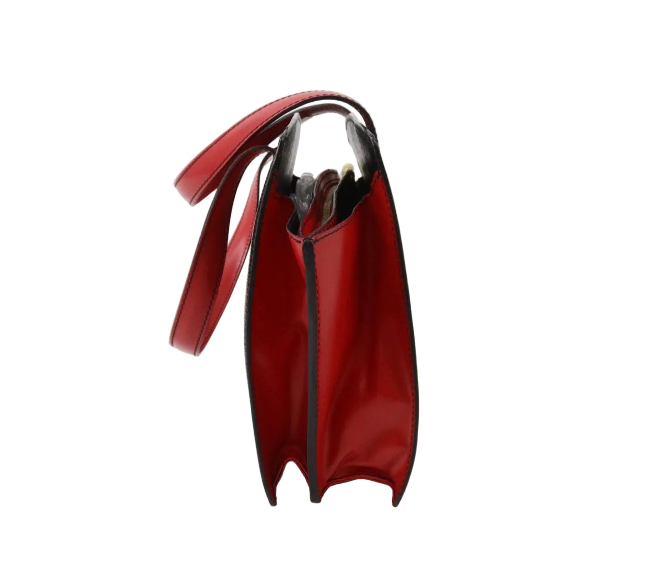 Pre-Owned Louis Vuitton Varennes Epi Leather Shoulder Bag (Black & Red) LOU.B.1148