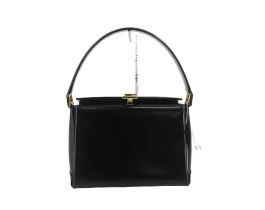 Pre-Owned Gucci Vintage Leather Top Handle (Black) GUC.B.1078