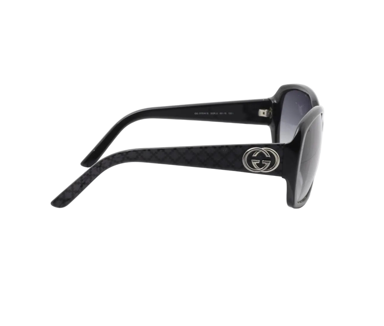 Pre-Owned Gucci Rounded Diamante Sunglasses (Silver) GUC.A.1016