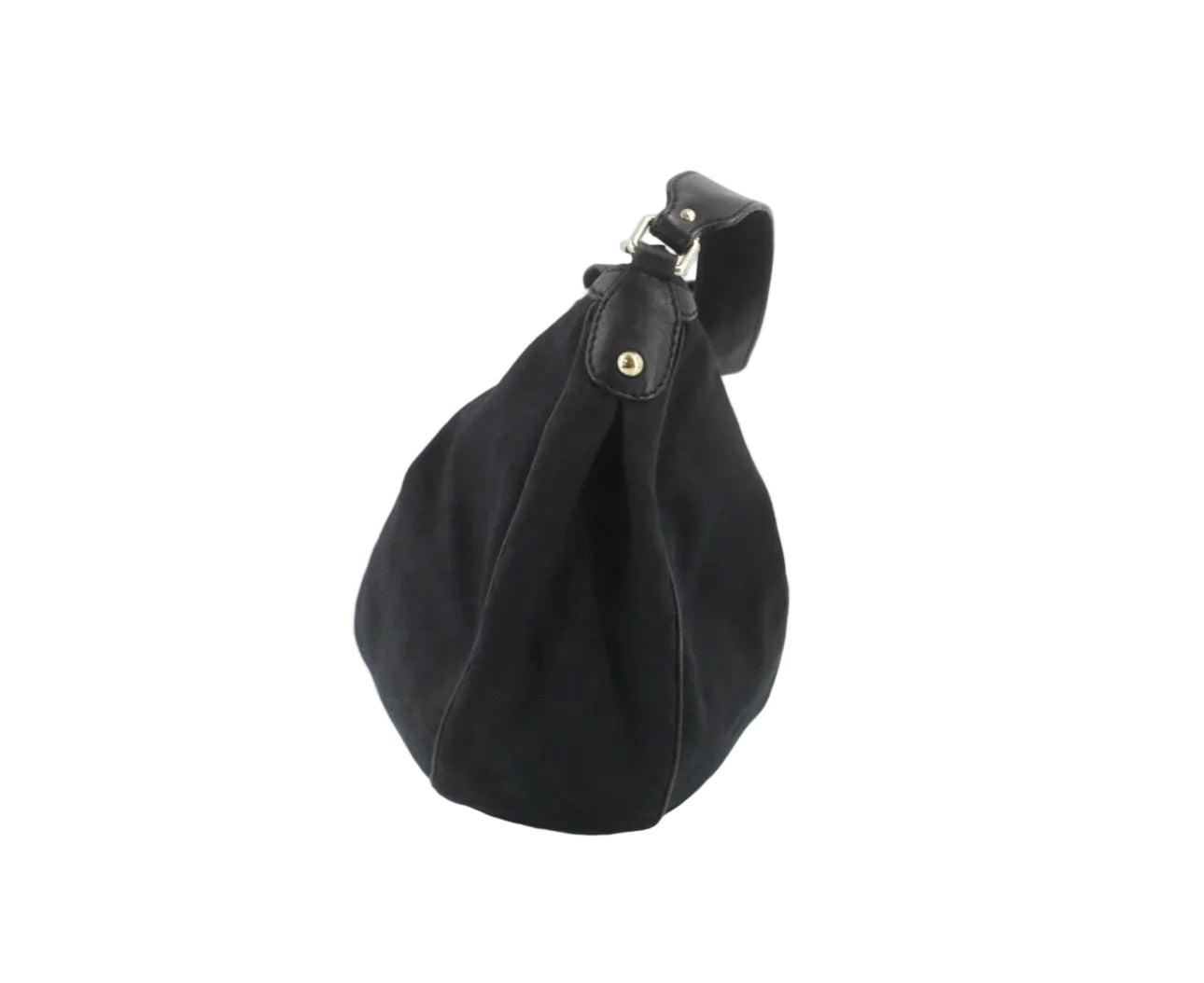Pre-Owned Gucci Sukey Canvas Hobo(Black) GUC.B.1074