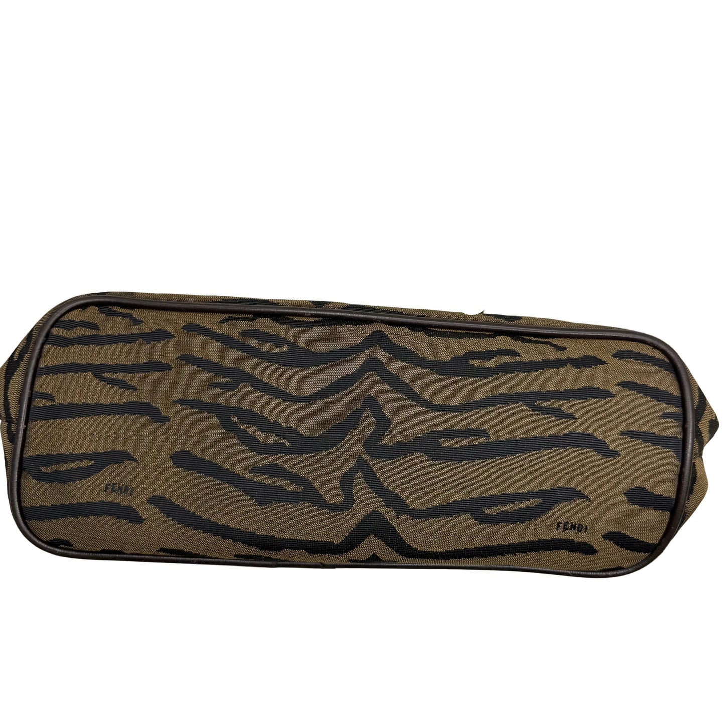 Pre-Owned Fendi Small Tiger Print Tote FEN.B.1004