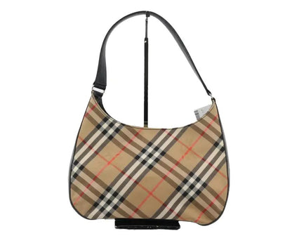 Pre-Owned Burberry Nova Check Shadow Horse Canvas and Leather Shoulder Bag BUR.B.1041