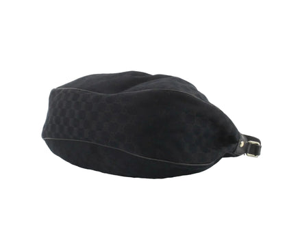 Pre-Owned Gucci Sukey Canvas Hobo(Black) GUC.B.1074