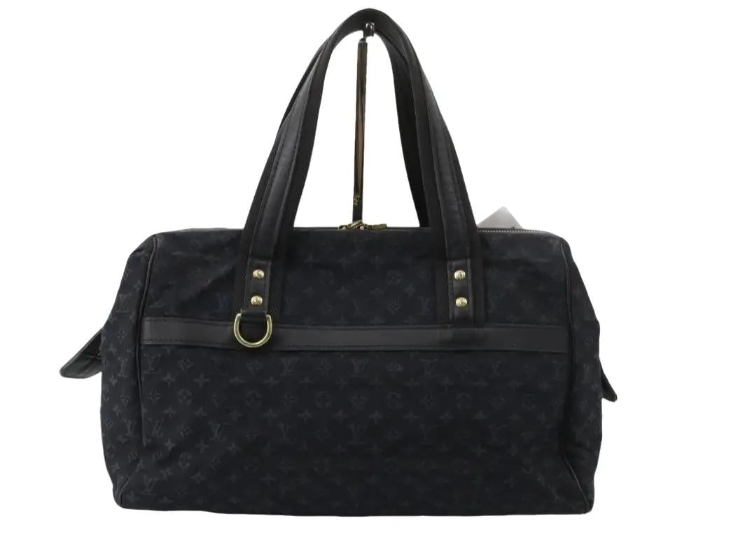 Pre-Owned Louis Vuitton Josephine GM Idylle Canvas Travel Bag (Navy) LOU.T.1029