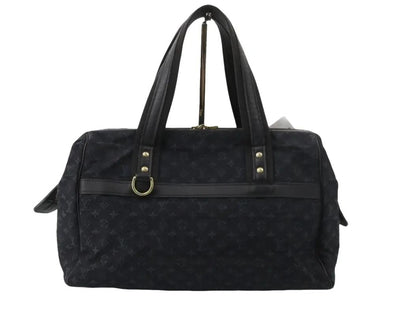 Pre-Owned Louis Vuitton Josephine GM Idylle Canvas Travel Bag (Navy) LOU.T.1029