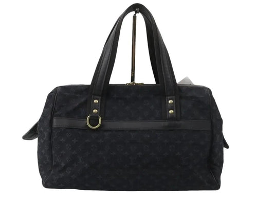Pre-Owned Louis Vuitton Josephine GM Idylle Canvas Travel Bag (Navy) LOU.T.1029