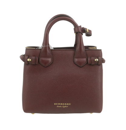 Pre-Owned Burberry Banner Mini Leather Shoulder Bag BUR.B.1019