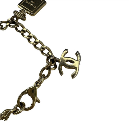 Pre-Owned Chanel 2002 Coco Mark & Perfume Charm Bracelet CHA.J.1141