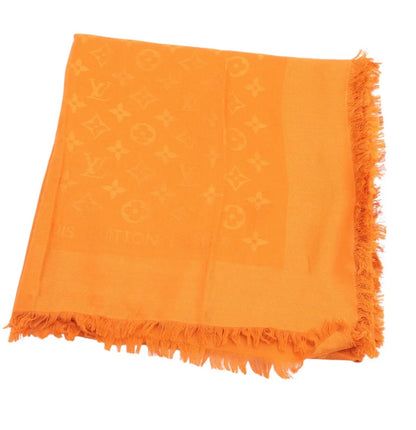 Pre-Owned Louis Vuitton Monogram Classic Blanket Shawl (Orange) LOU.A.1049