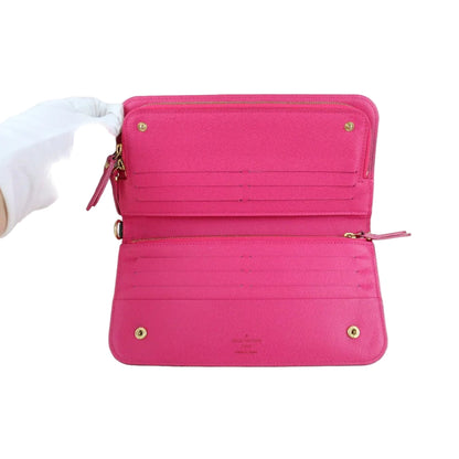 Pre-Owned Louis Vuitton Insolite Long Wallet Monogram Multicolor Takashi Murakami (Black) LOU.S.1104