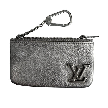 Preowned Louis Vuitton Pochette Cle Aerogram Leather (Black) LOU.S.1247