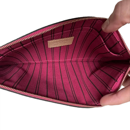 Pre-Owned Louis Vuitton Neverfull GM Monogram w/ Fuchsia Pink Interior Clutch LOU.B.1180