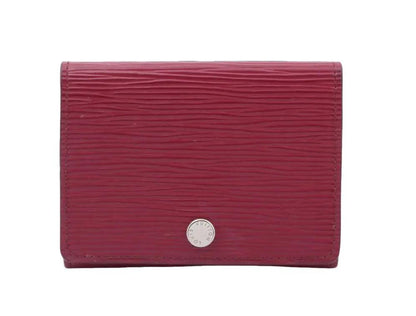 Pre-Owned Louis Vuitton Envelope Epi Card Holder LOU.S.1260 (Berry)
