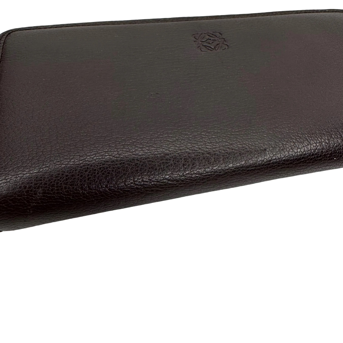 Pre-owned Loewe Long Leather Zippy Wallet (Brown) LOE.S.1003