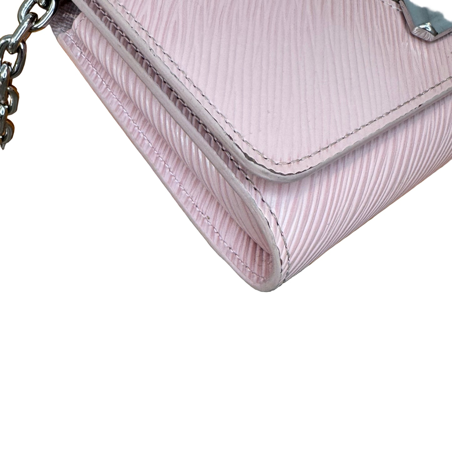 Pre-Owned Louis Vuitton Twist Pochette on a Chain Epi Leather (Rose Ballerine)