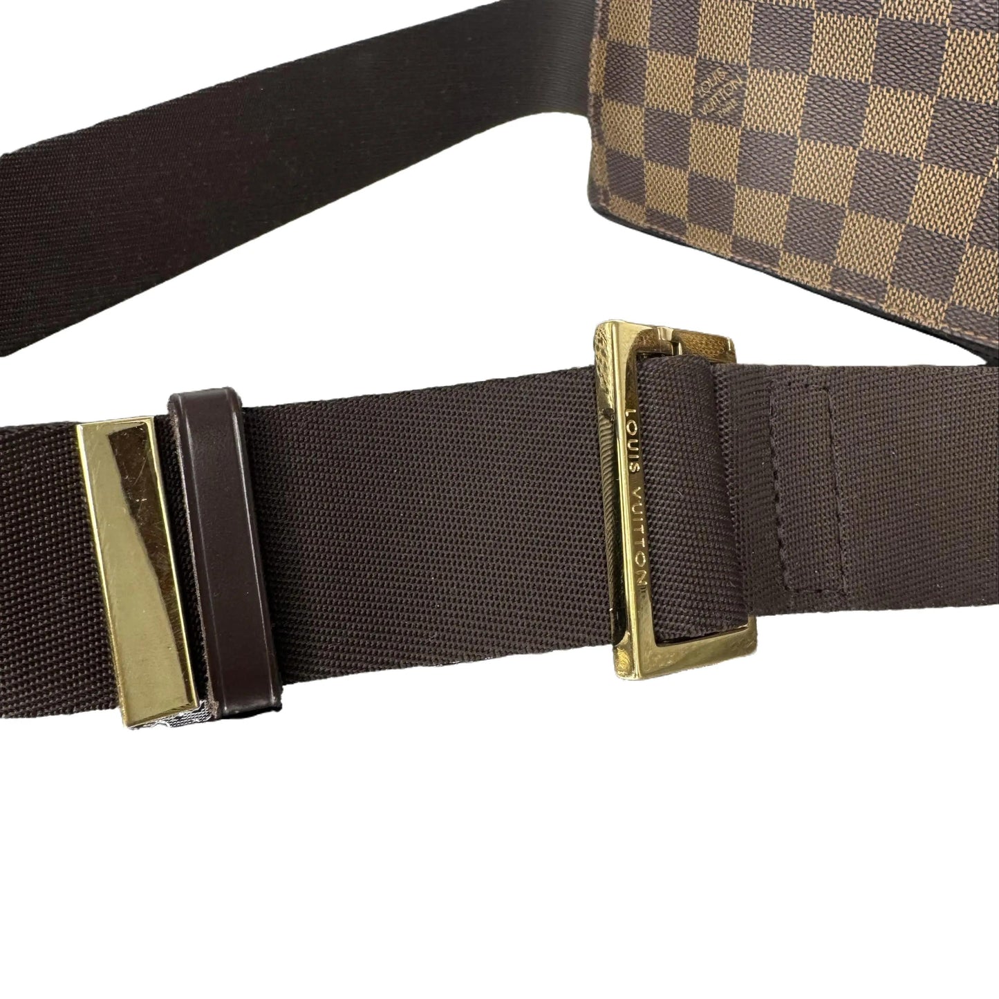 Pre-Owned Louis Vuitton Geronimos Damier Ebene Coated Canvas Belt Bag LOU.B.1177