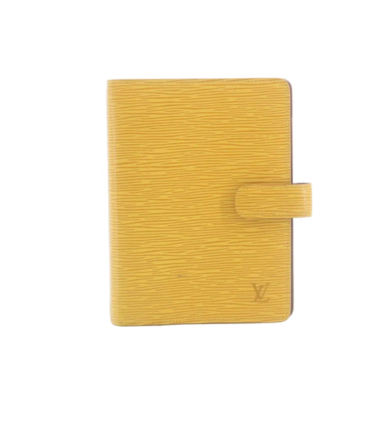 Pre-Owned Louis Vuitton Medium Agenda Epi Leather (Yellow) LOU.S.1267
