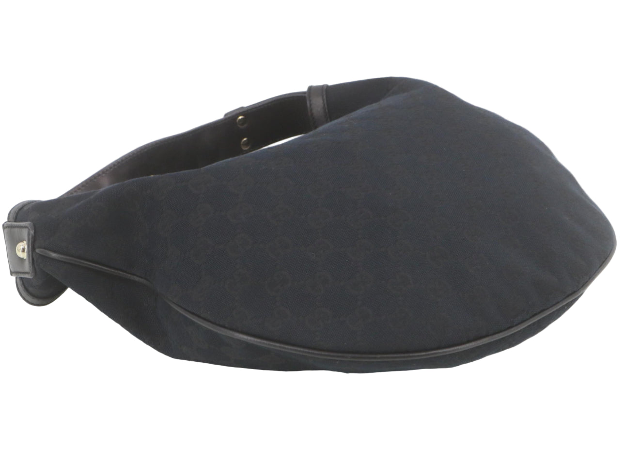 Pre-Owned Gucci Horsebit GG Canvas & Leather Shoulder Bag GUC.B.1033