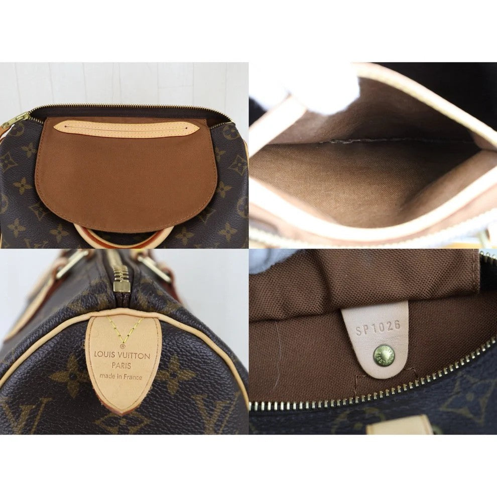 Pre-Owned Louis Vuitton Speedy 25 Monogram Coated Canvas Top Handle LOU.B.1178