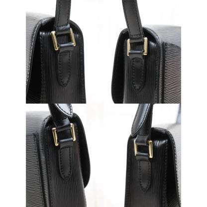 Pre-Owned Louis Vuitton Vintage Saint Cloud PM Epi Leather Crossbody (Black) LOU.B.1131