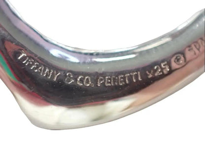 Pre-Owned Tiffany & Co Sterling Silver Elsa Peretti Open Heart TIF.J.1006 (Medium 22mm Heart)
