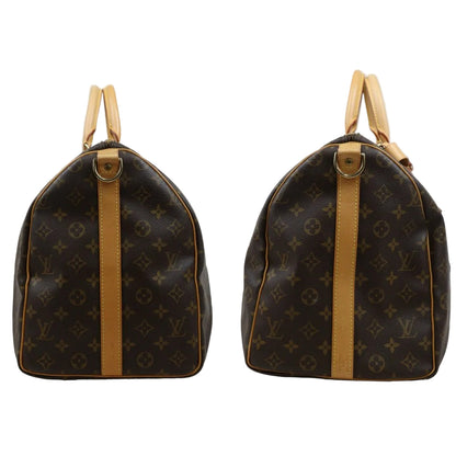Pre-Owned Louis Vuitton Keepall 50 Bandoulier Monogram Coated Canvas Travel Bag LOU.T.1012