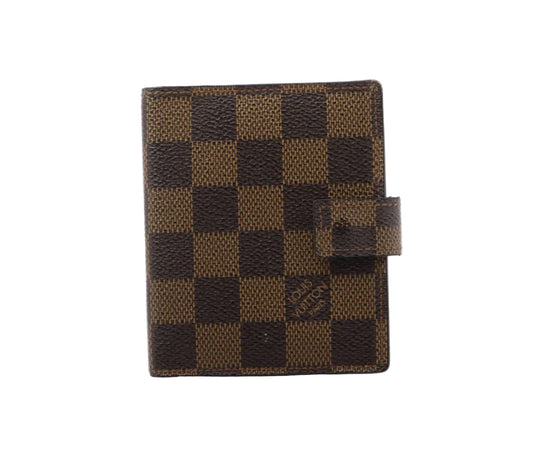 Pre-Owned Louis Vuitton Agenda Mini Damier Ebene LOU.S.1264 (Discontinued Style)