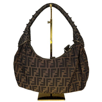 Pre-Owned Fendi Vintage Spy Canvas Hobo FEN.B.1005