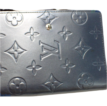 Preowned Louis Vuitton Small Day Agenda Matte Monogram Leather (Blue)-LOU.S.1091