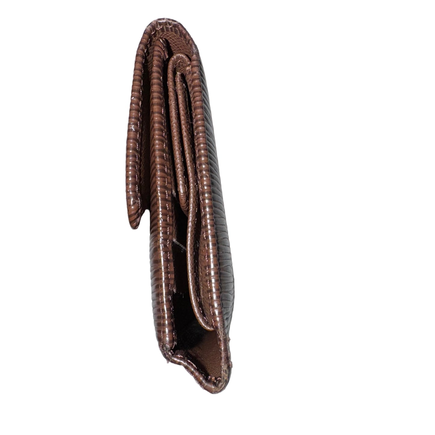 Pre-Owned Louis Vuitton Epi Leather Continental Wallet (Brown)