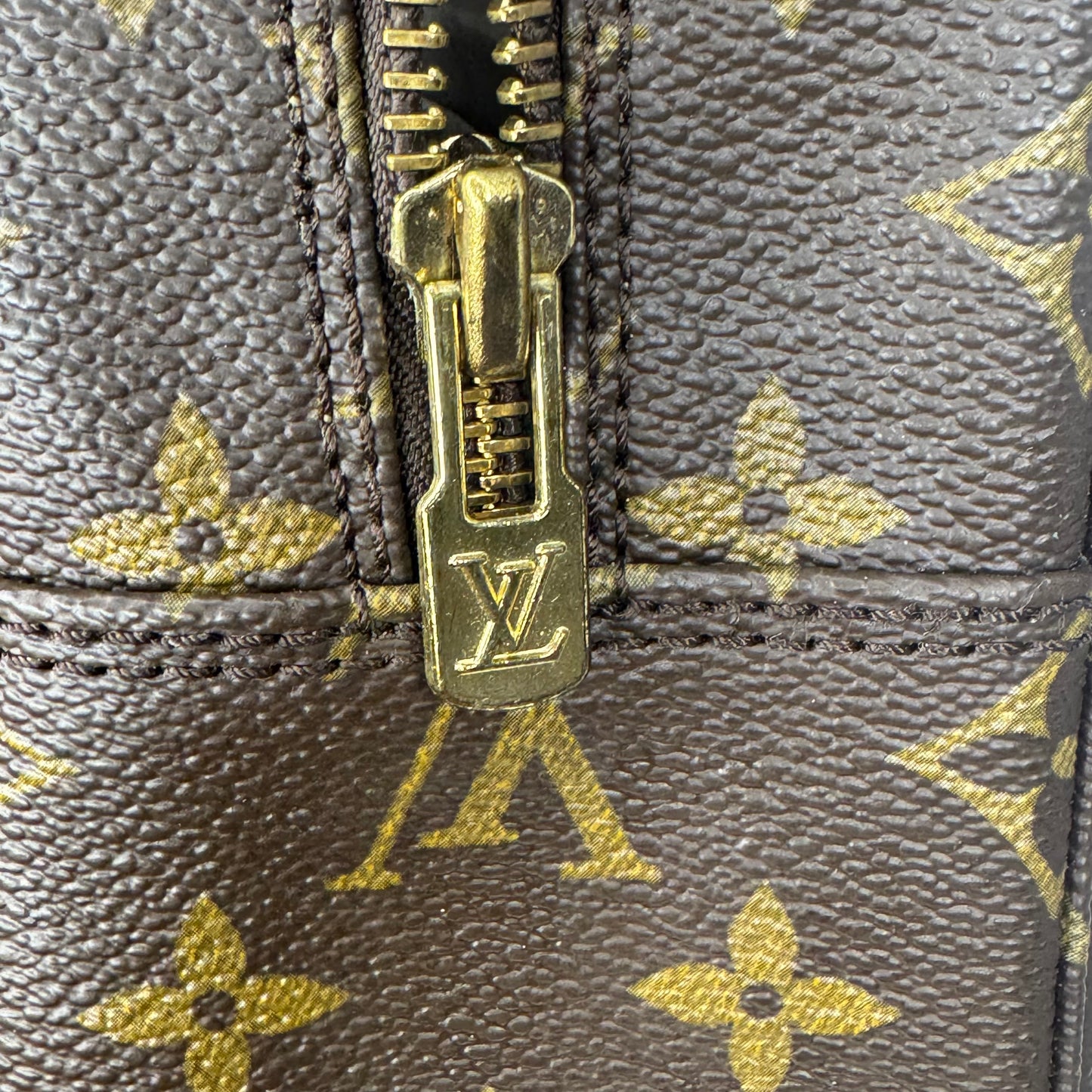 Pre-Owned Louis Vuitton Trousse 28 Monogram Vintage Makeup Pouch 1986 LOU.T.1043