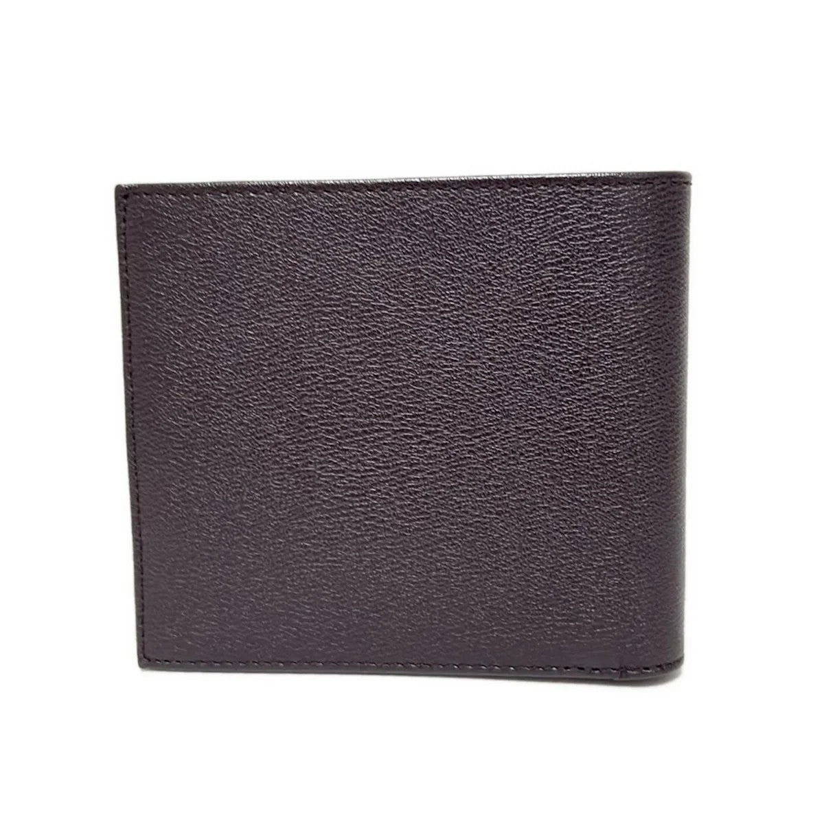 Preowned Loewe Men's Bill Soft Grained Leather Wallet (Brown)