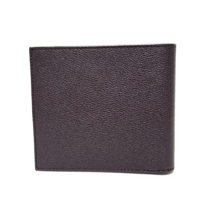 Preowned Loewe Men's Bill Soft Grained Leather Wallet (Brown)