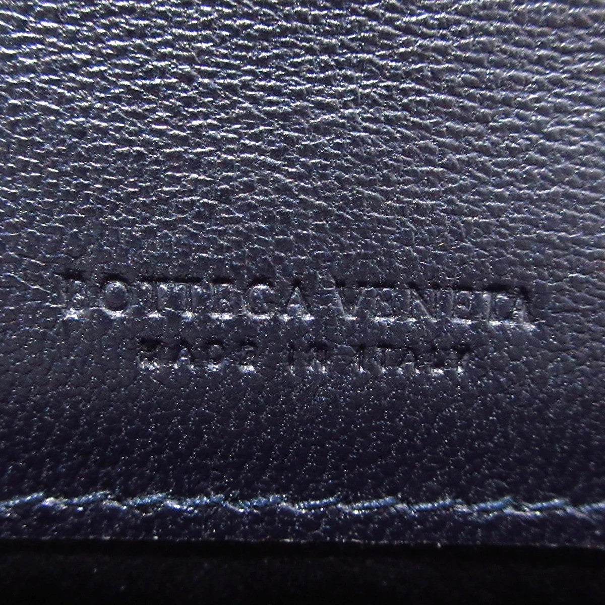 Pre-Owned Bottega Veneta Intrecciato Business Card Holder Leather (Black) BOT.S.1002