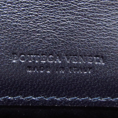 Pre-Owned Bottega Veneta Intrecciato Business Card Holder Leather (Black) BOT.S.1002