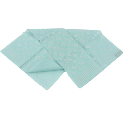 Pre-Owned Louis Vuitton Monogram Scarf (Blue)