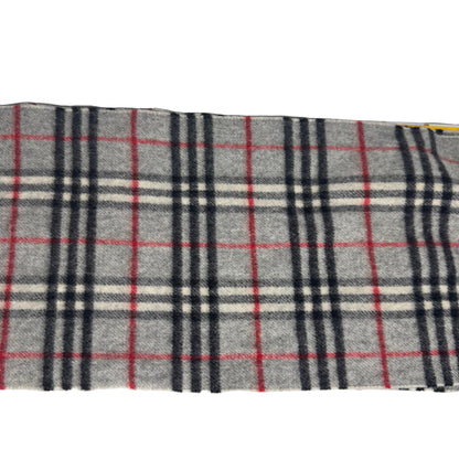 Pre-Owned Burberry Wool Classic Check Scarf Gray BUR.A.1004