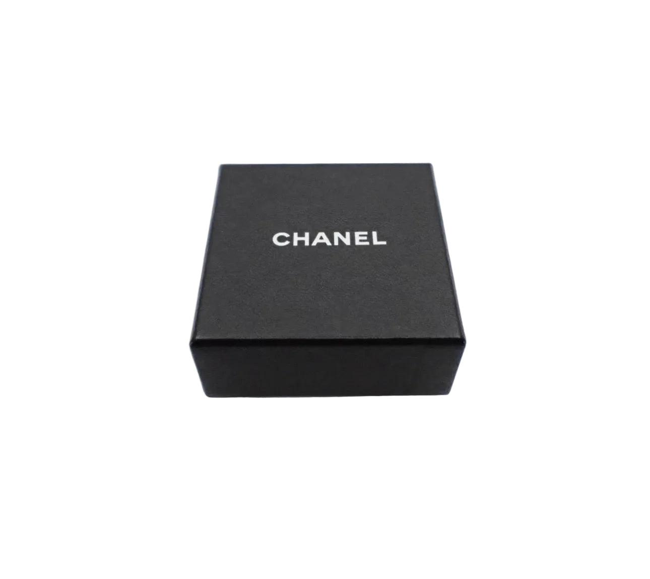 Pre-owned Chanel 01’ Gold & Black Stone Coco Mark Clip On Earrings CHA.J.1089