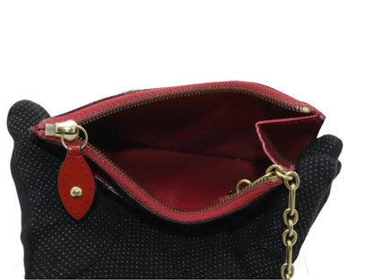 Pre-Owned Louis Vuitton Pochette Cle Small Vernis Leather (Dark Pink) LOU.S.1279