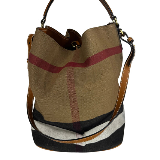 Pre-Owned Burberry Ashby Nova Check Bucket Bag BUR.B.1038