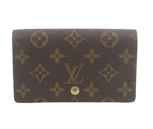 Pre-Owned Louis Vuitton Porte Monnaie Tresor Monogram Classic Bifold Wallet LOU.S.1117