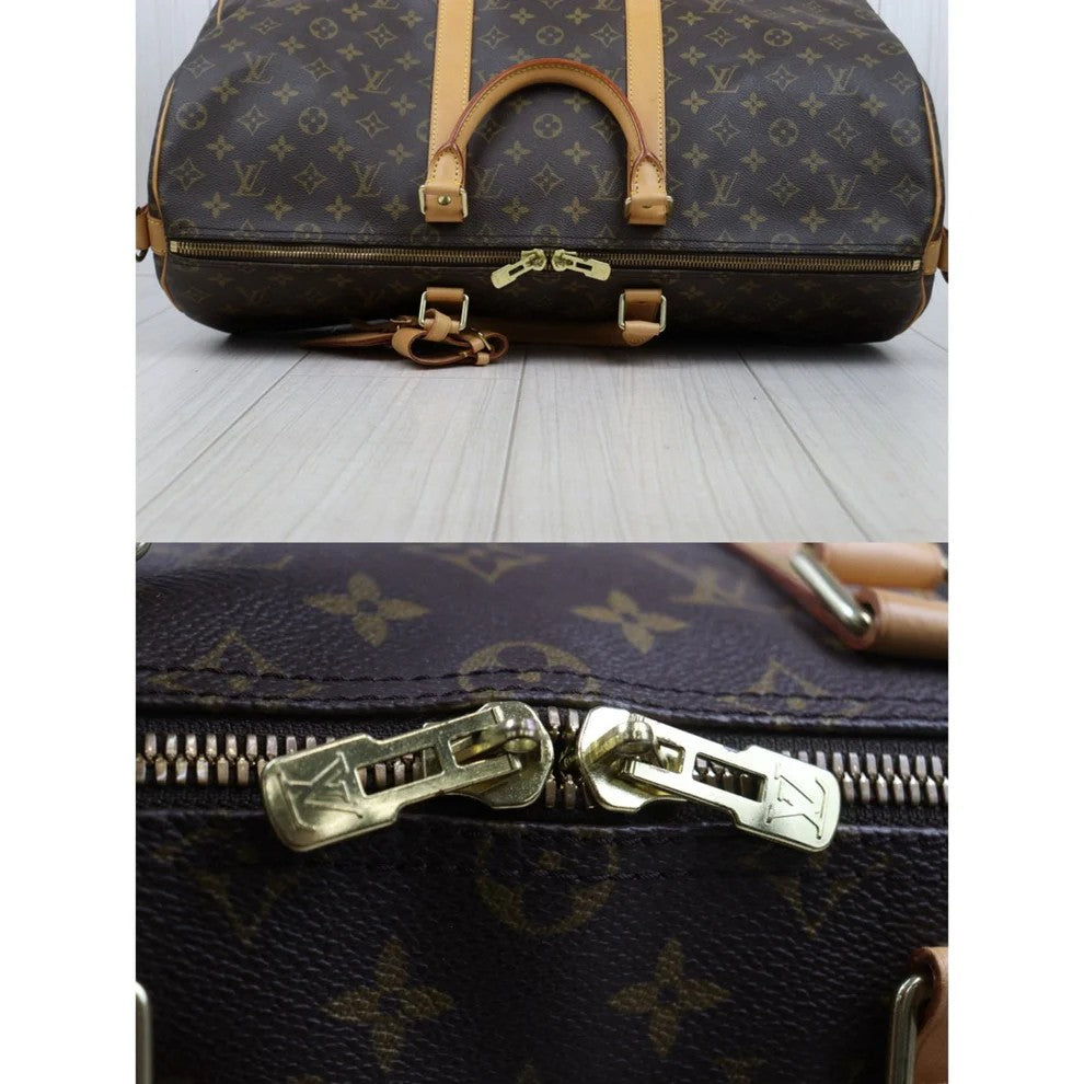 Pre-Owned Louis Vuitton Keepall 50 Bandoulier Monogram Coated Canvas Travel Bag LOU.T.1012