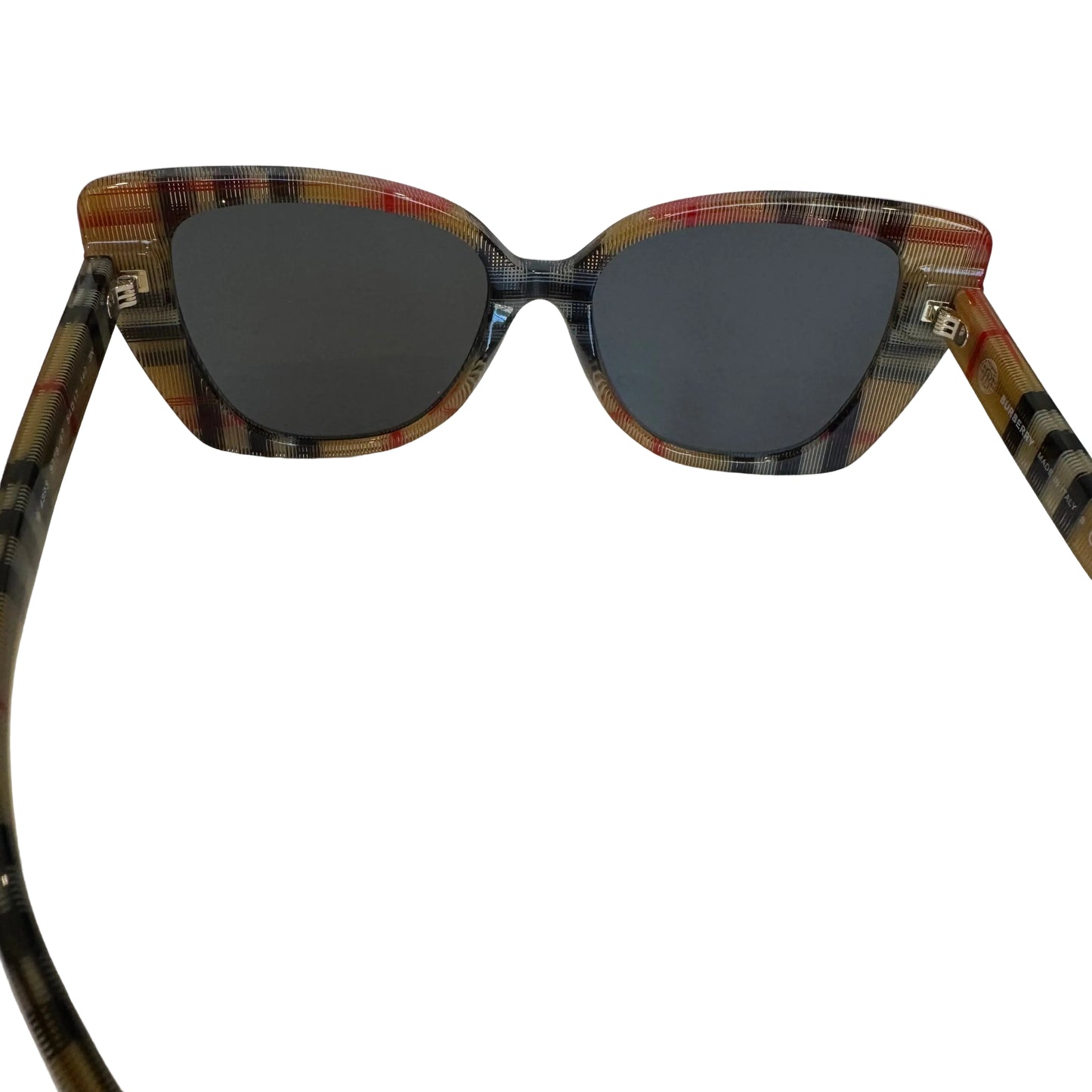 Pre-Owned Burberry Vintage Check Cateye Sunglasses BUR.A.1019