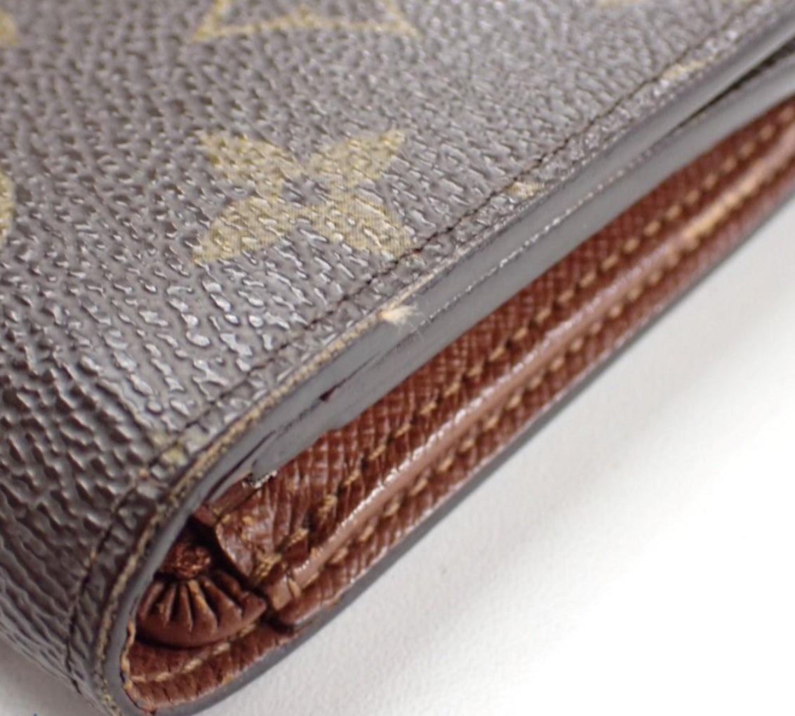 Pre-Owned Louis Vuitton Porte Monnaie Tresor Monogram Classic Bifold Wallet LOU.S.1117