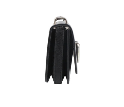 Pre-Owned Burberry D-Ring Leather Crossbody Bag (Black) BUR.B.1039