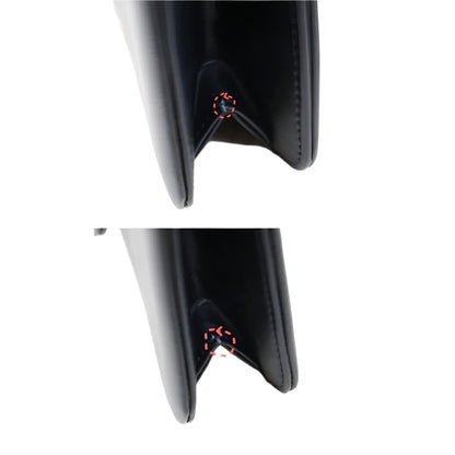 Pre-Owned Dior Vintage Box Calf Shoulder Bag (Navy)