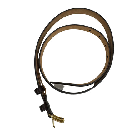 Pre-Owned Gucci Guccissima Leather Belt 85 (Brown)