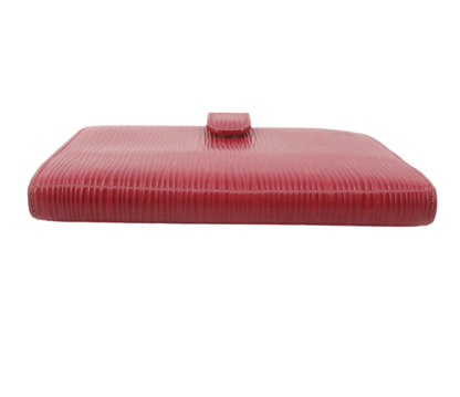 Preowned Louis Vuitton Small Ring Agenda Epi Leather (Red)-LOU.S.1090